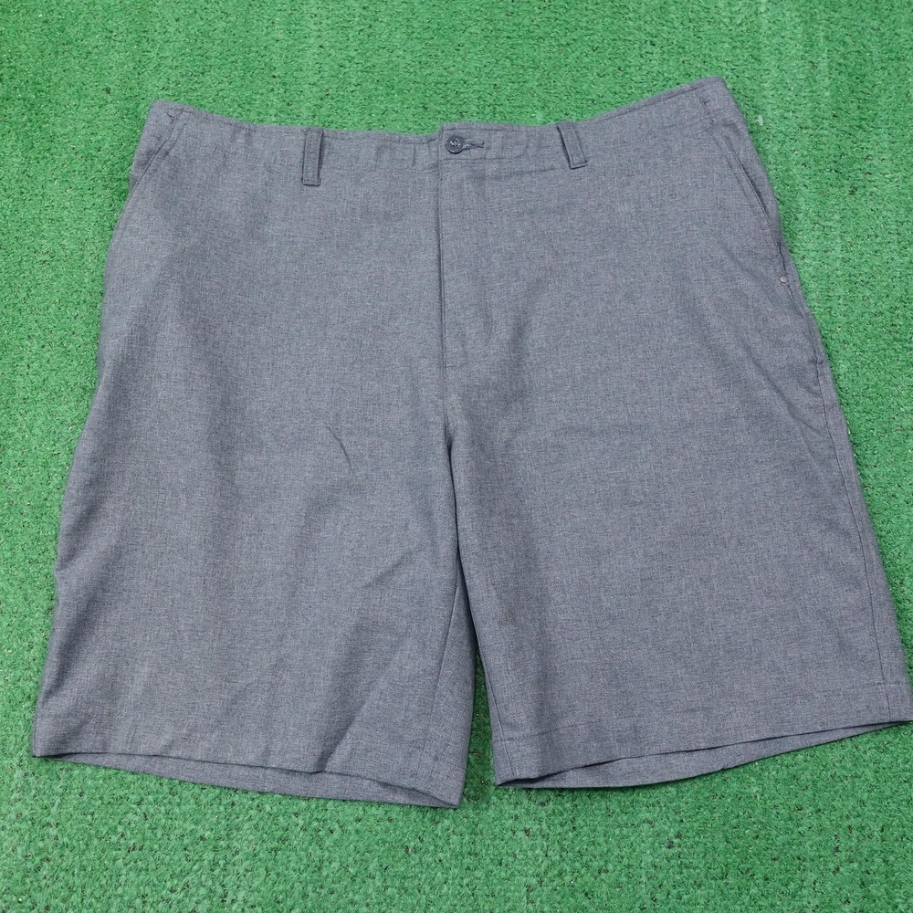 Bolle Golf Shorts Mens 38 Gray Microfiber Polyester Pockets 9.5‎ Inseam